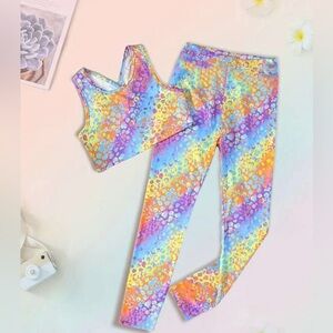 Colorful leopard active matching set size 7